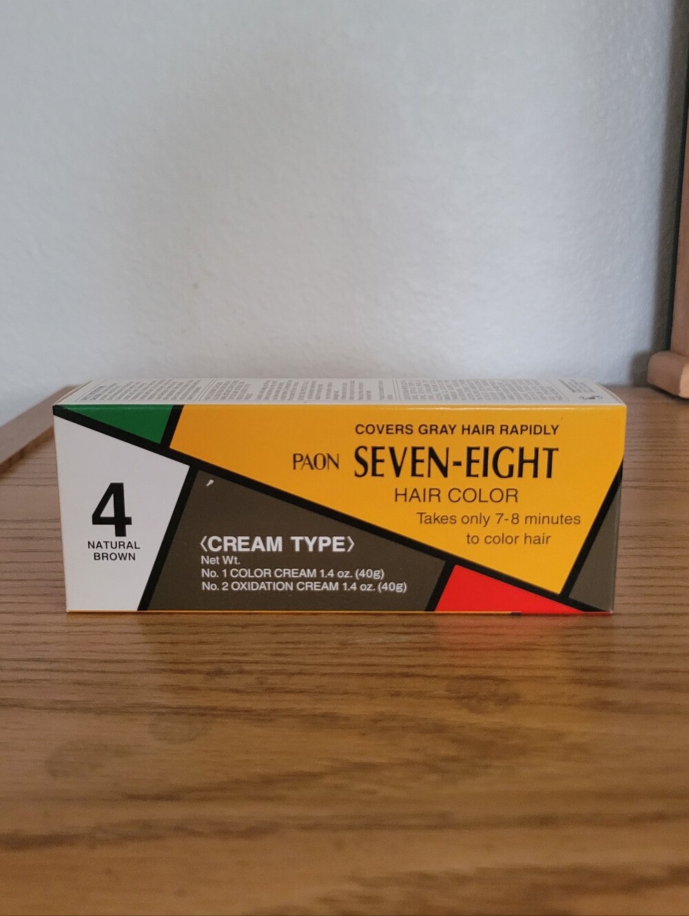 Paon Seven-Eight Permanent Hair Color: 4 Natural Brown